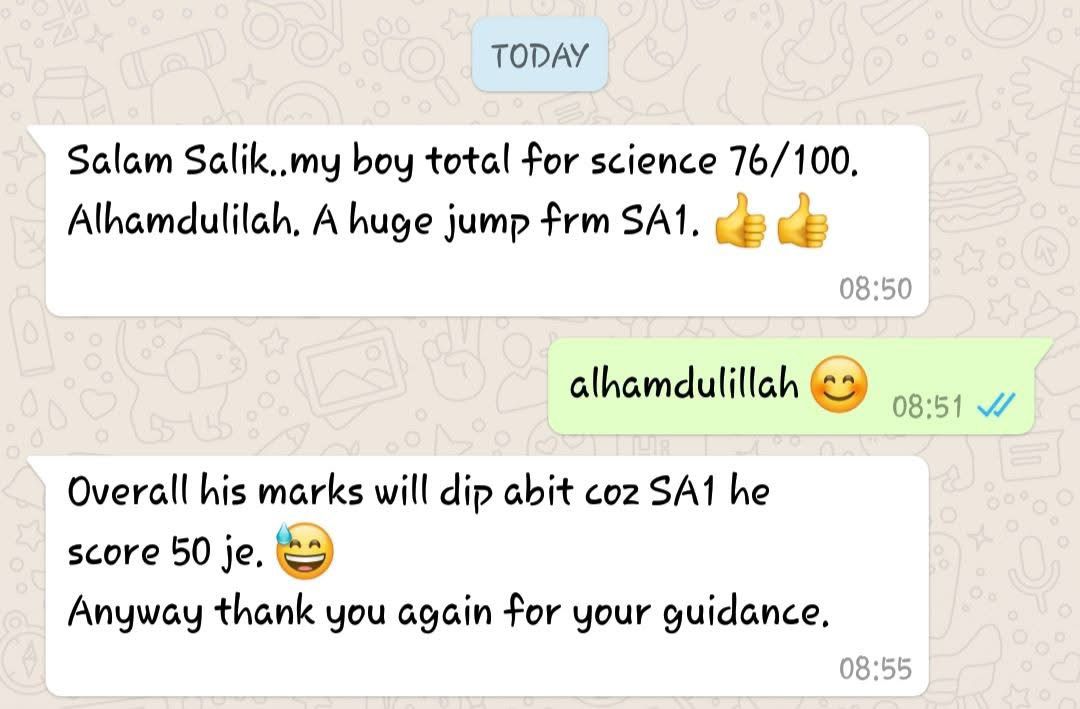 Parent testimonial 2