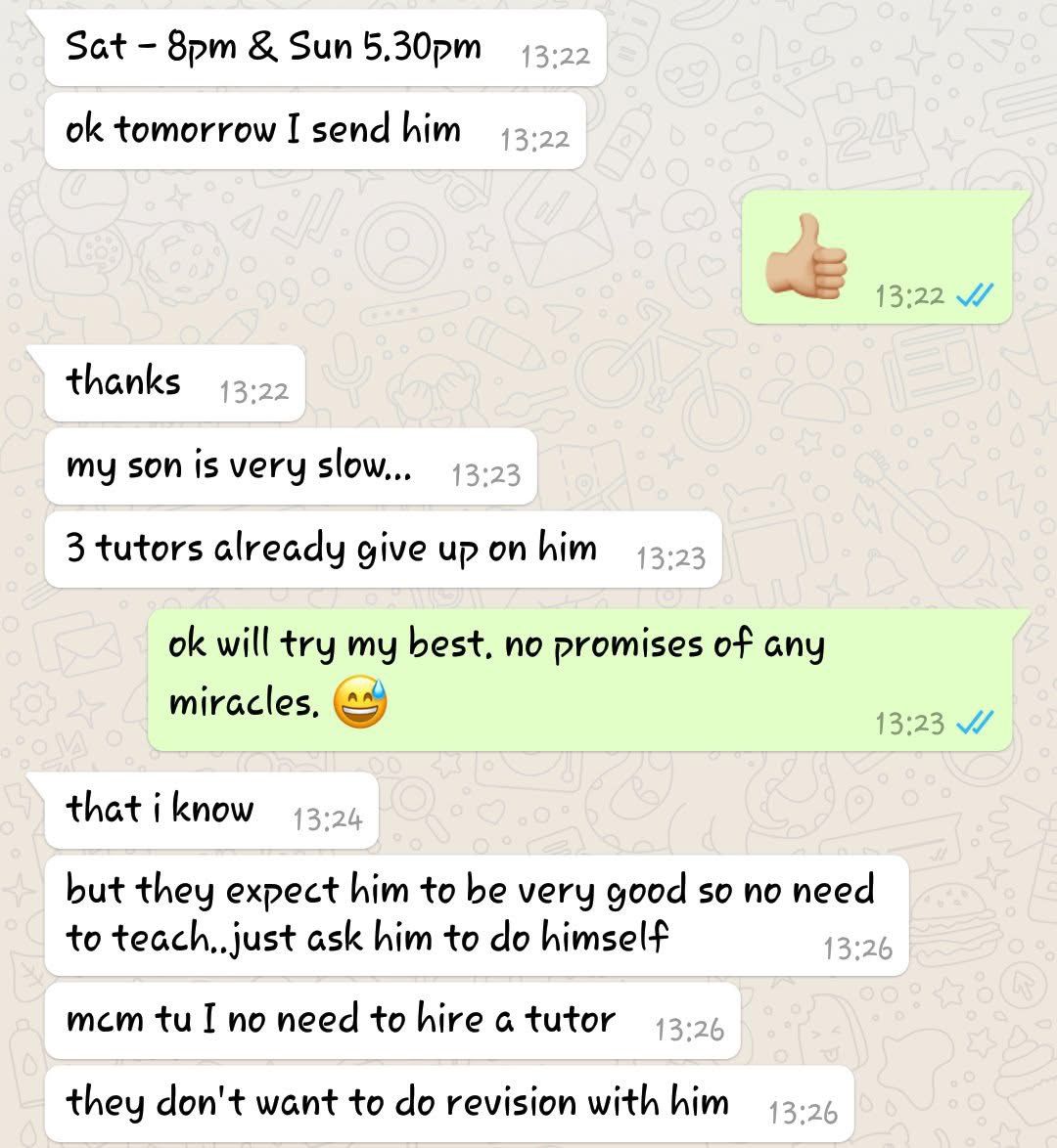 Parent testimonial 7